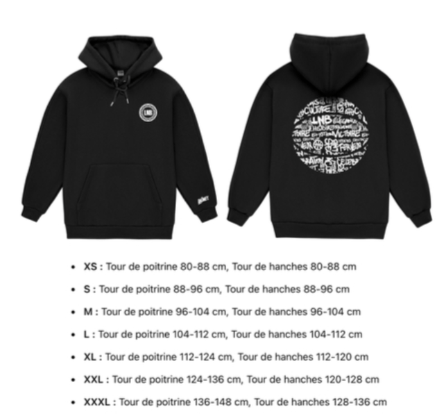 Hoodie LNB - Révelons le Basket Français