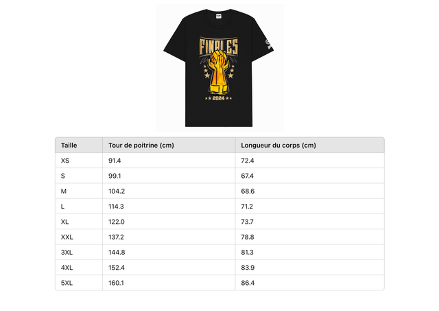 Finales 2024 - LNB x Daömey -  T-shirt Adulte