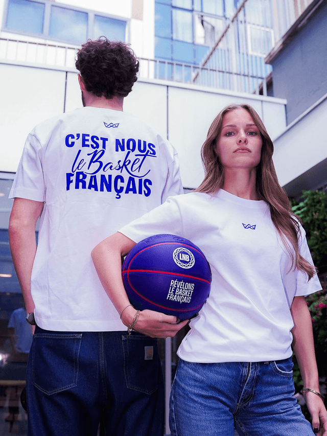 T-shirt LNB -  &quot;C&#039;est nous le basket français&quot;